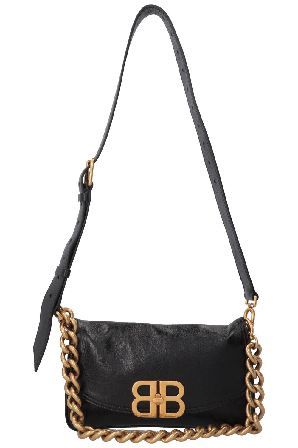 BALENCIAGA BB Soft Flap Bag Small Black