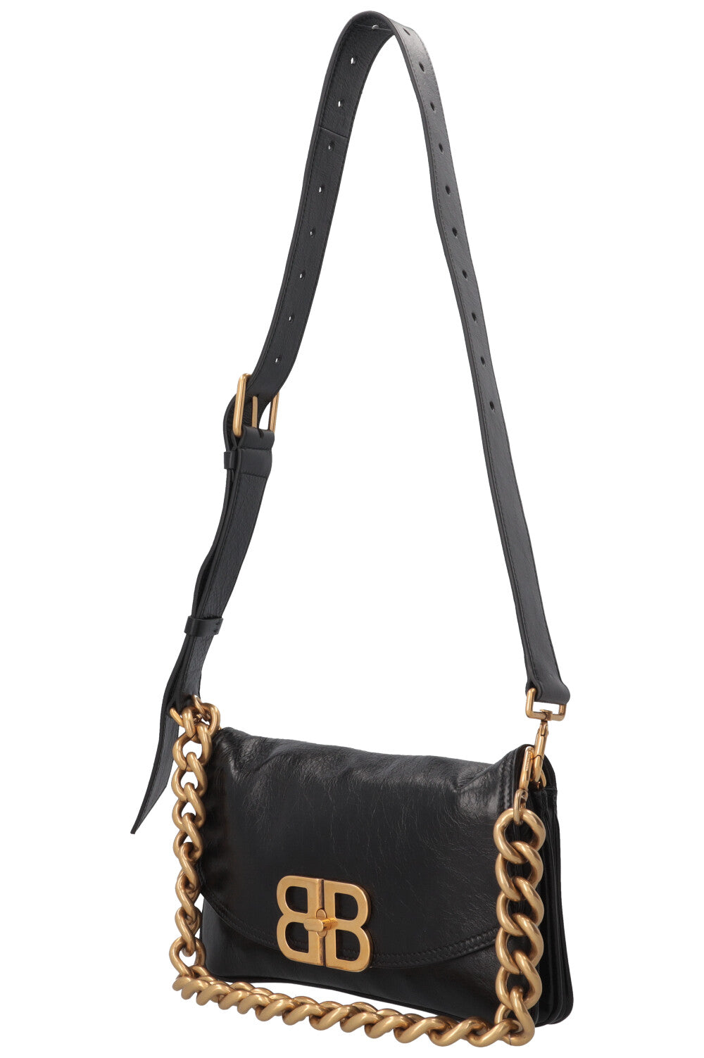 BALENCIAGA BB Soft Flap Bag Small Black