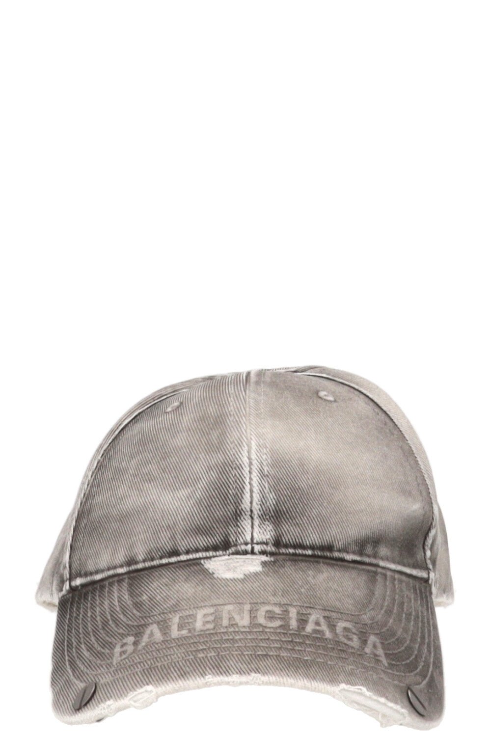 BALENCIAGA Baseball Cap Used Look Grey