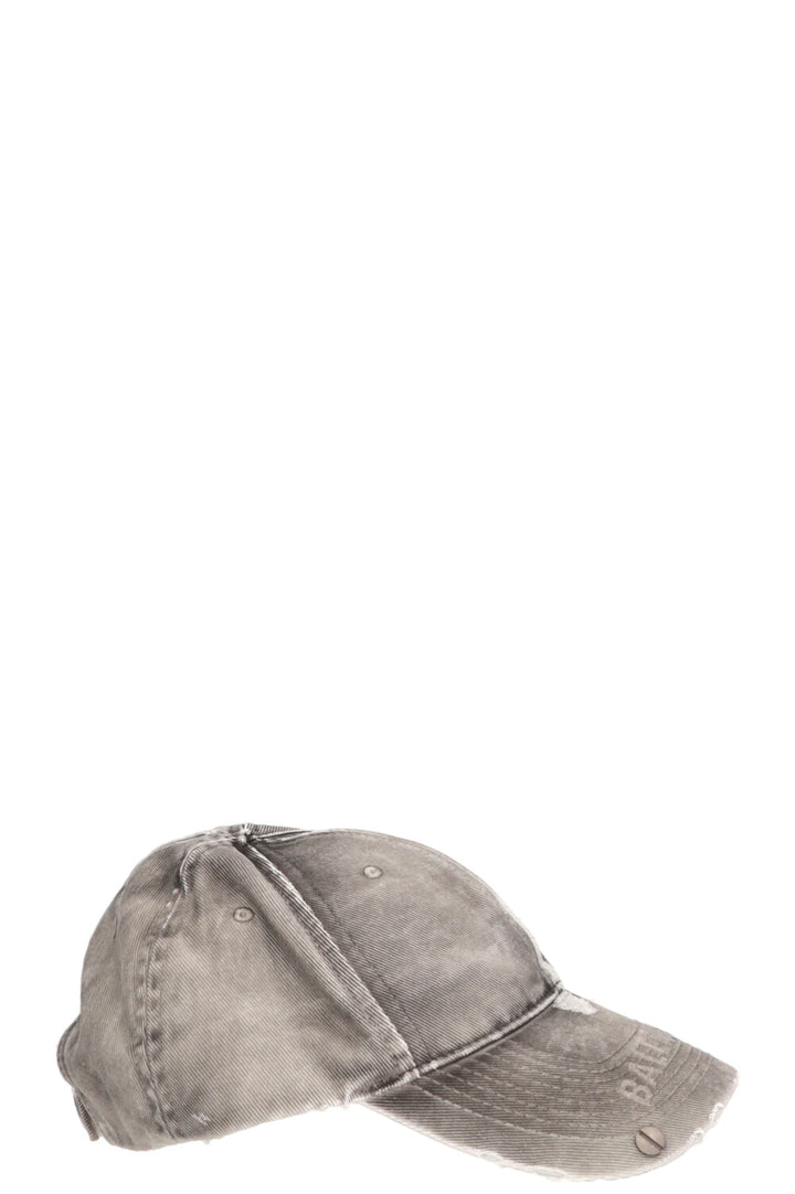 BALENCIAGA Baseball Cap Used Look Grey