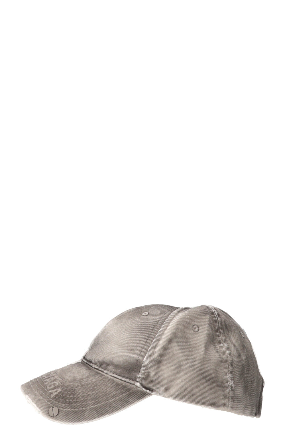 BALENCIAGA Baseball Cap Used Look Grey