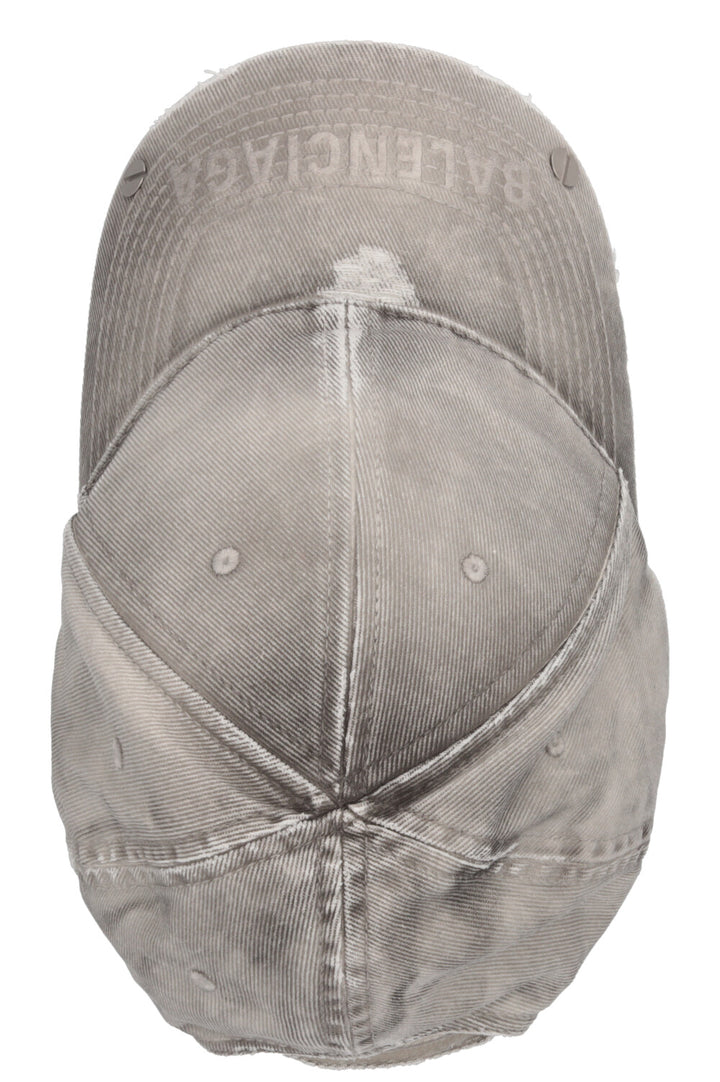 BALENCIAGA Baseball Cap Used Look Grey