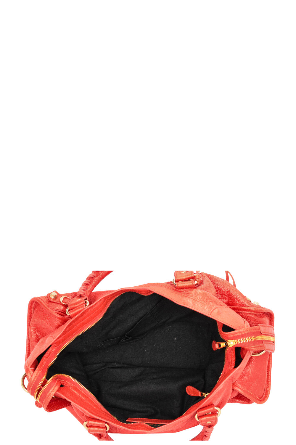 BALENCIAGA Classic City Bag Medium Cuir Orange