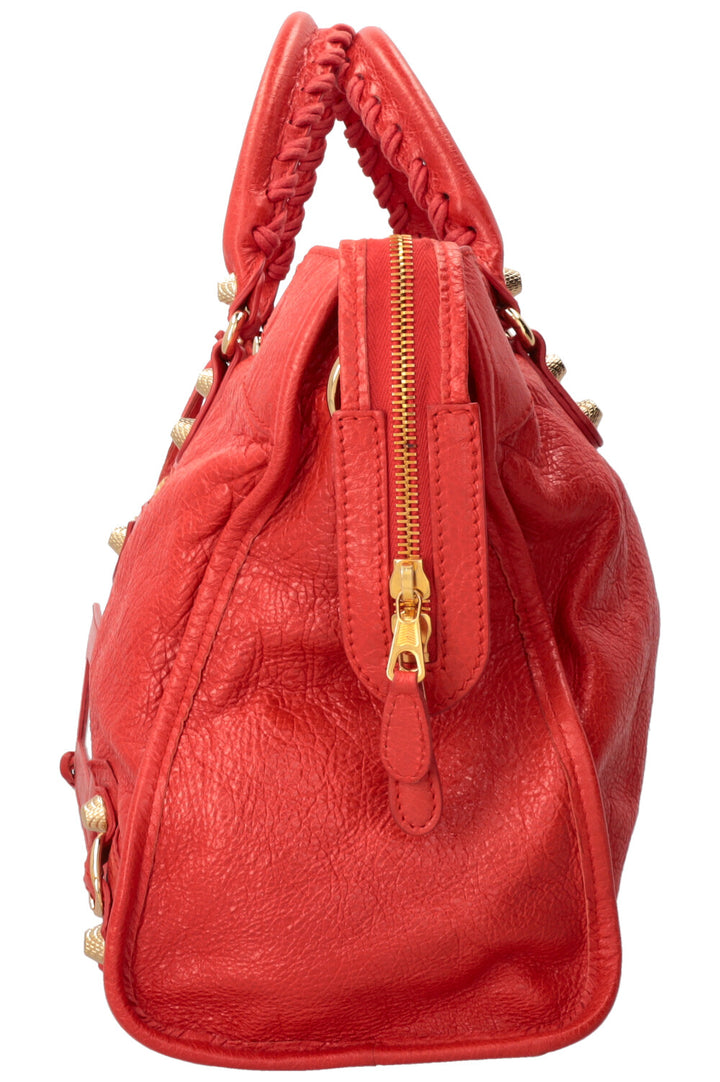 BALENCIAGA Classic City Bag Medium Cuir Orange