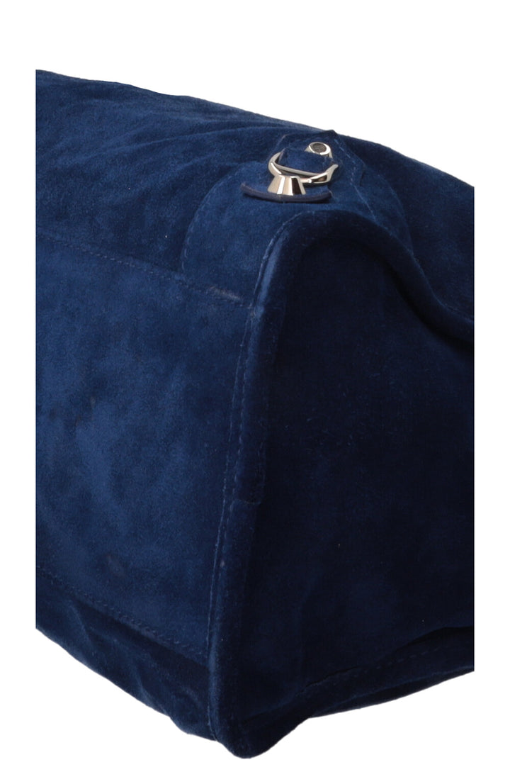 BALENCIAGA Classic City Bag Medium Suede Royal Blue