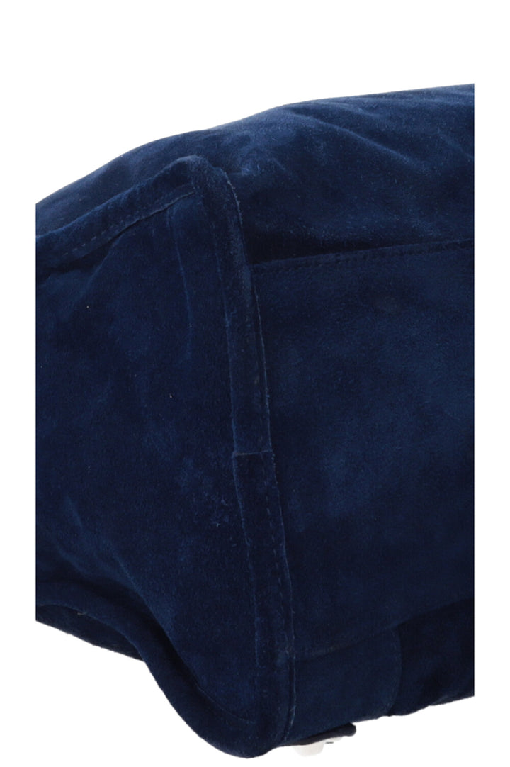 BALENCIAGA Classic City Bag Medium Suede Royal Blue