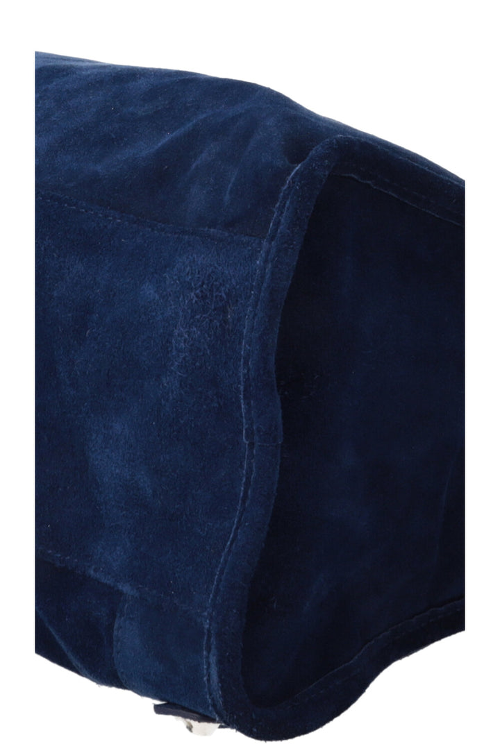 BALENCIAGA Classic City Bag Medium Suede Royal Blue