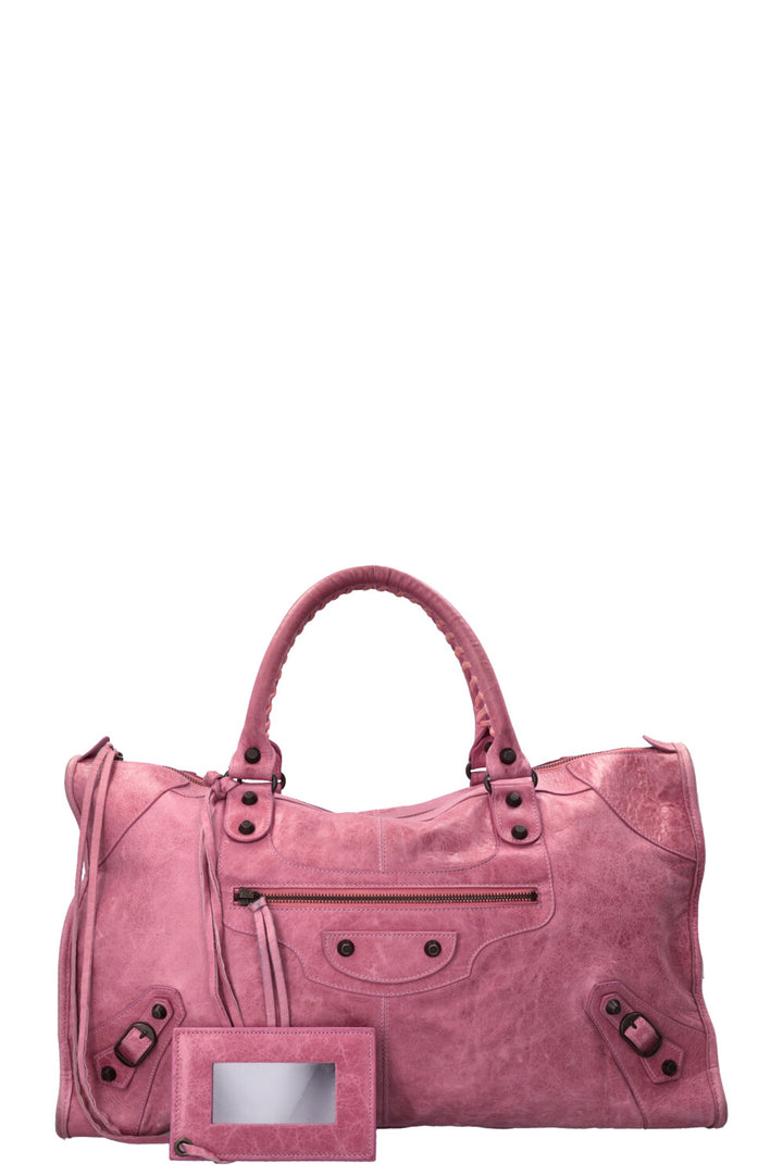BALENCIAGA Sac Classic Work Cuir Rose