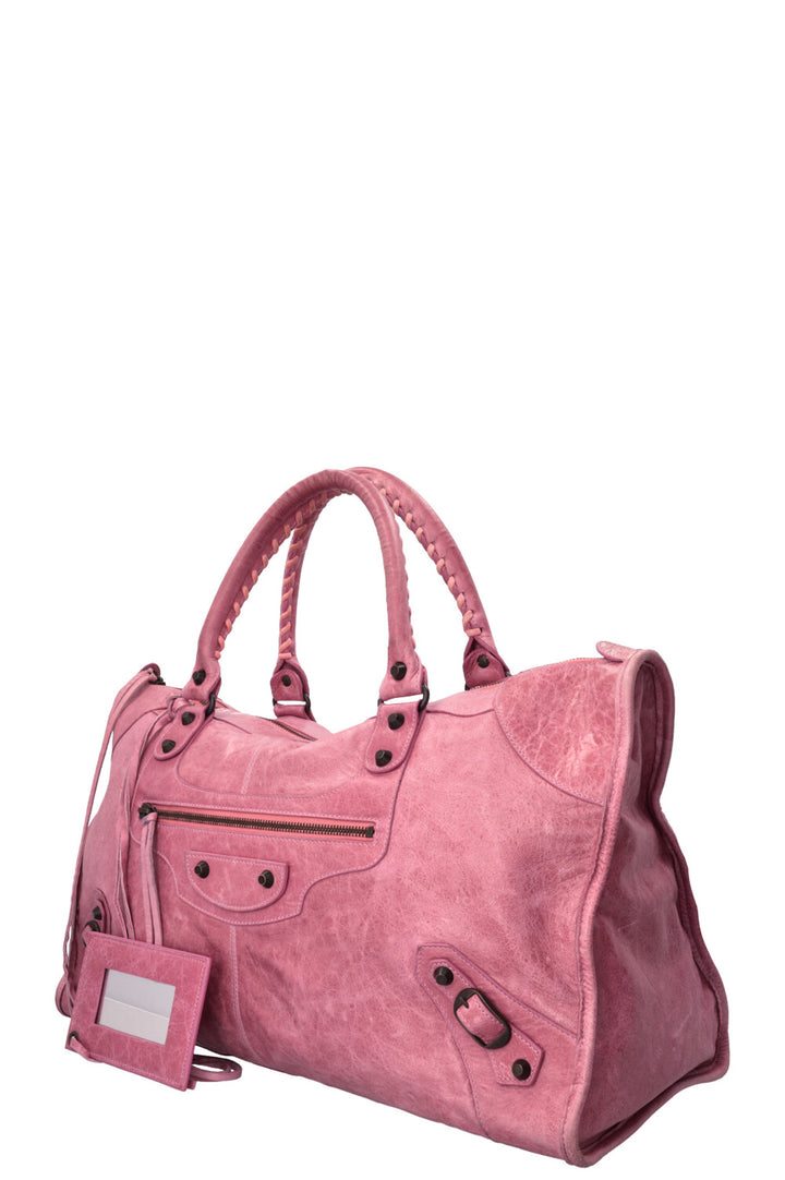 BALENCIAGA Sac Classic Work Cuir Rose