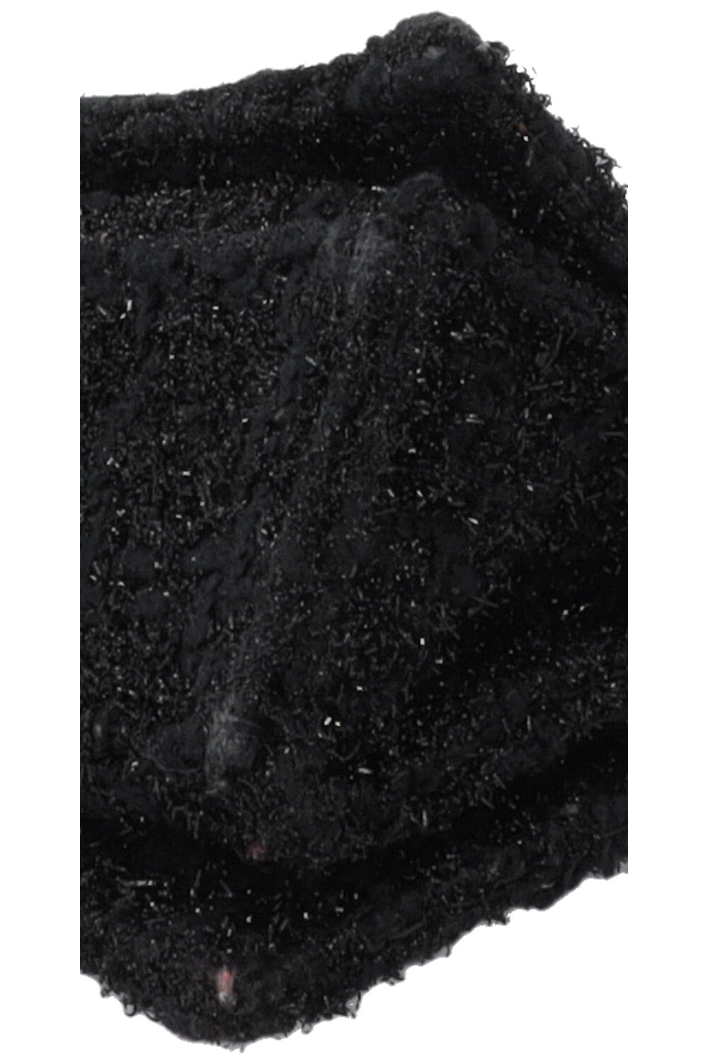 BALENCIAGA Crush Shoulder Bag Small Tweed Black