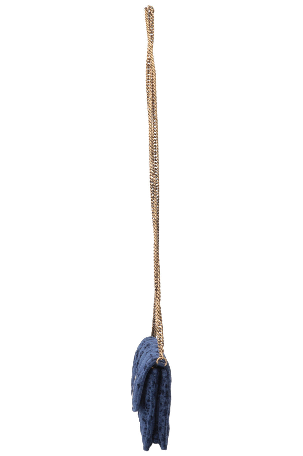 BALENCIAGA Crystal BB WOC Velvet Blue