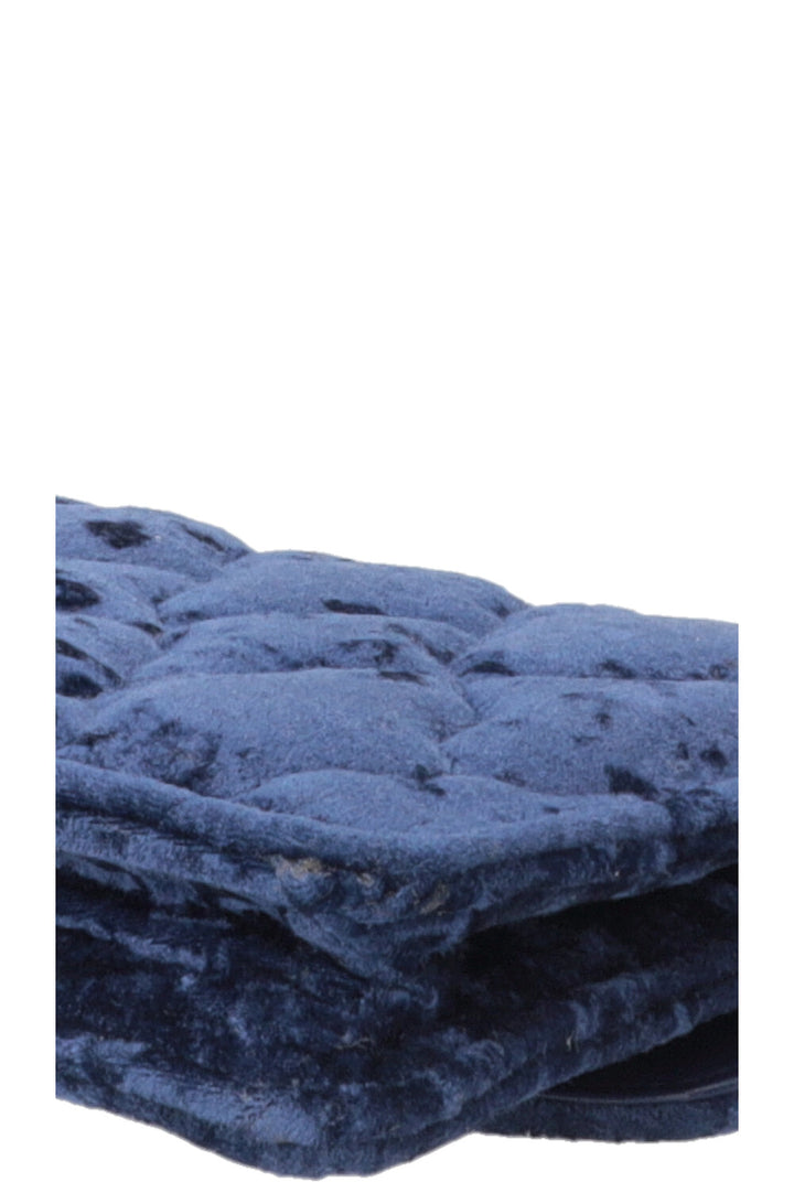BALENCIAGA Crystal BB WOC Velvet Blue