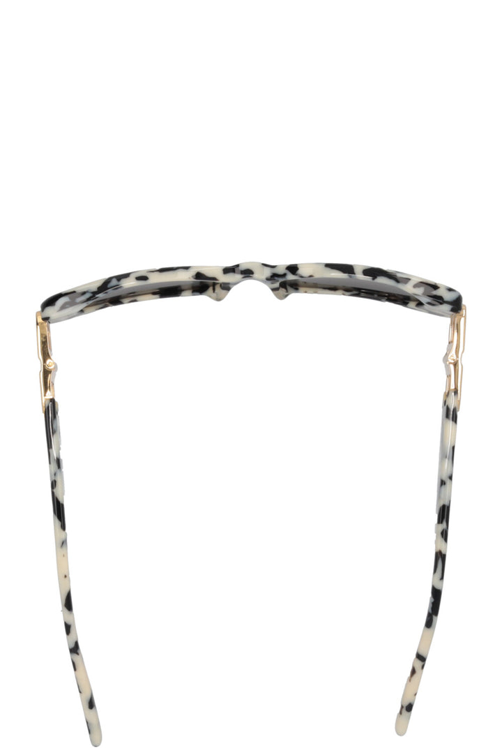 BALENCIAGA Dynasty Rectangle Sunglasses Acetat Black White BB0096S