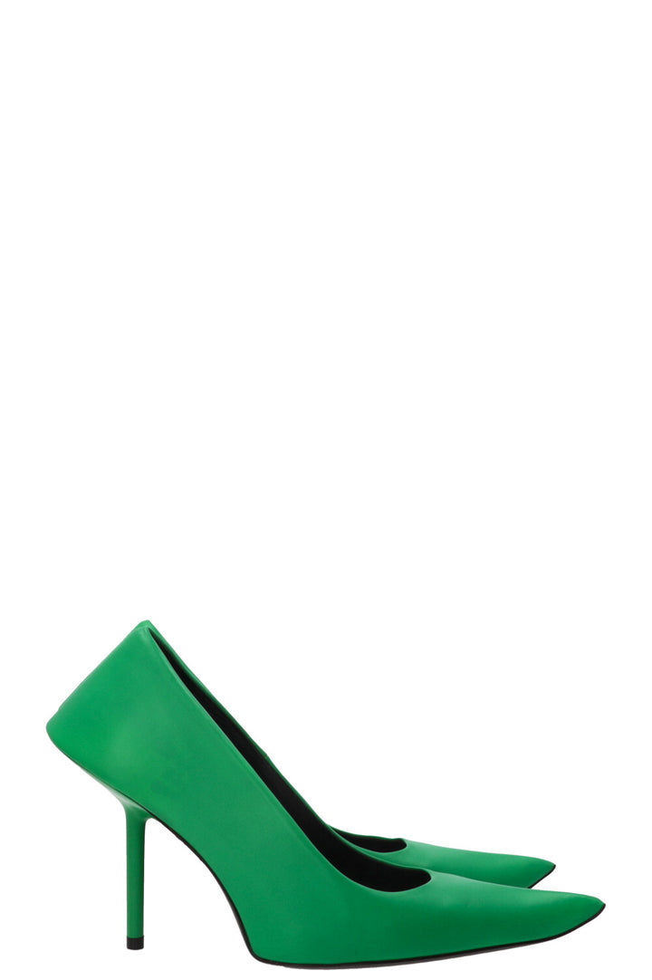 Escarpins Essex BALENCIAGA en cuir vert
