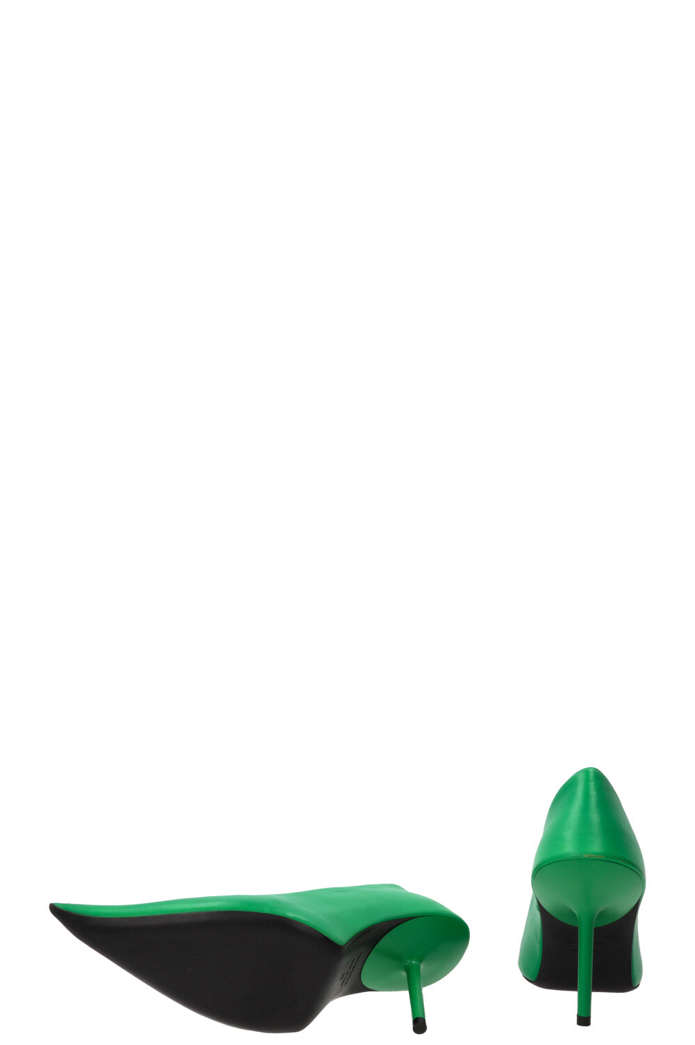 Escarpins Essex BALENCIAGA en cuir vert