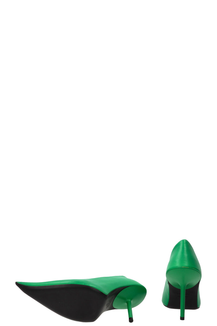 Escarpins Essex BALENCIAGA en cuir vert