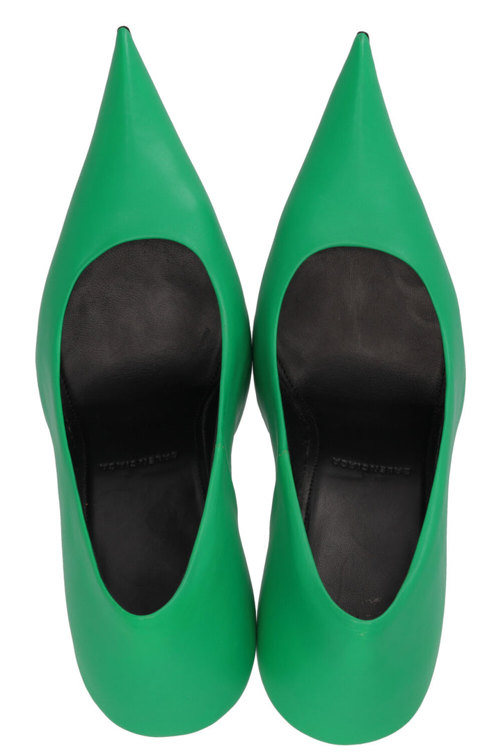Escarpins Essex BALENCIAGA en cuir vert