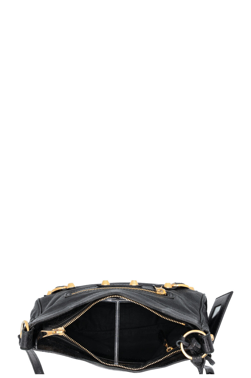 BALENCIAGA Giant 12 Hip Crossbody Bag Leather Black