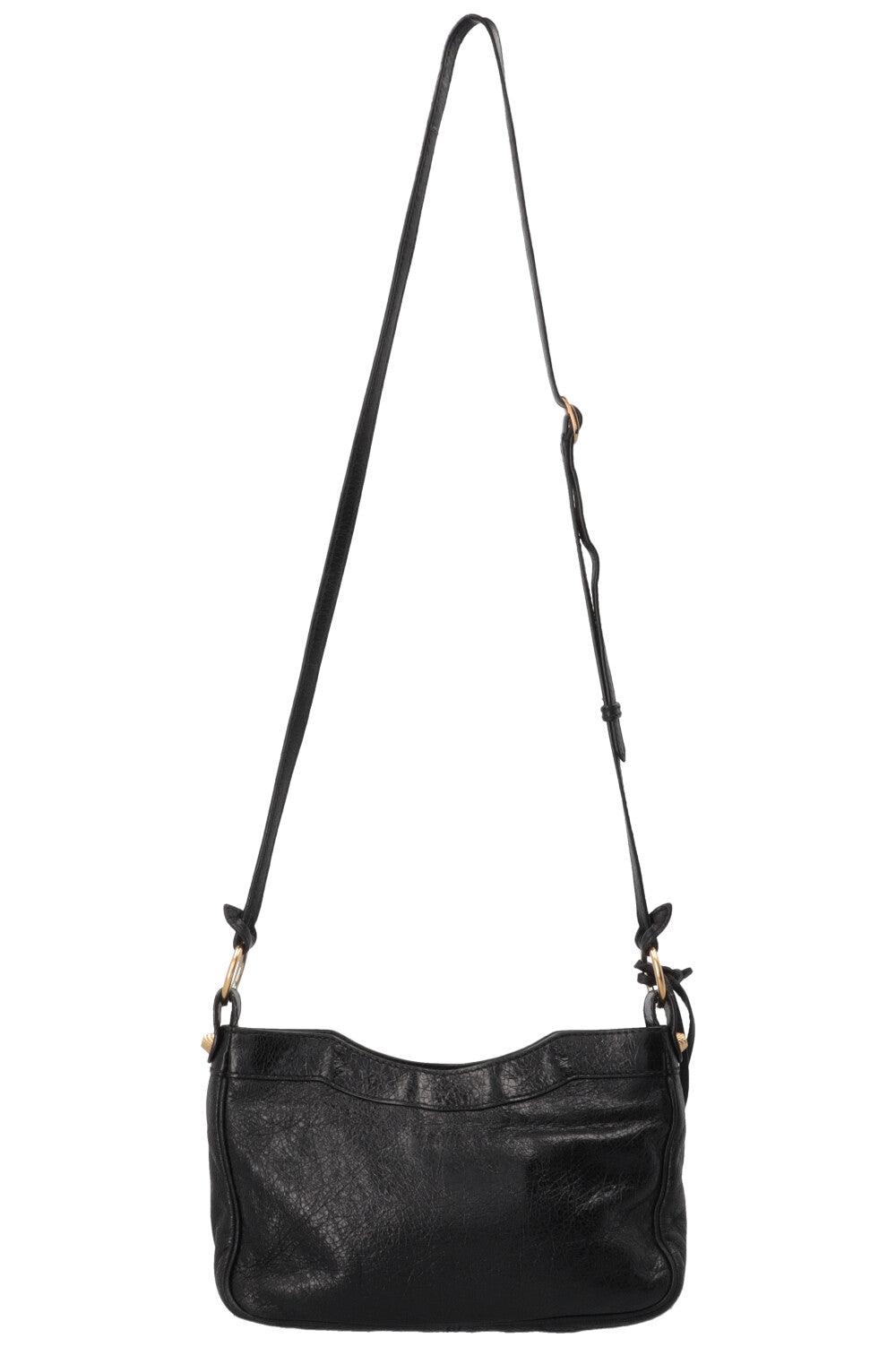 BALENCIAGA Giant 12 Hip Crossbody Bag Leather Black
