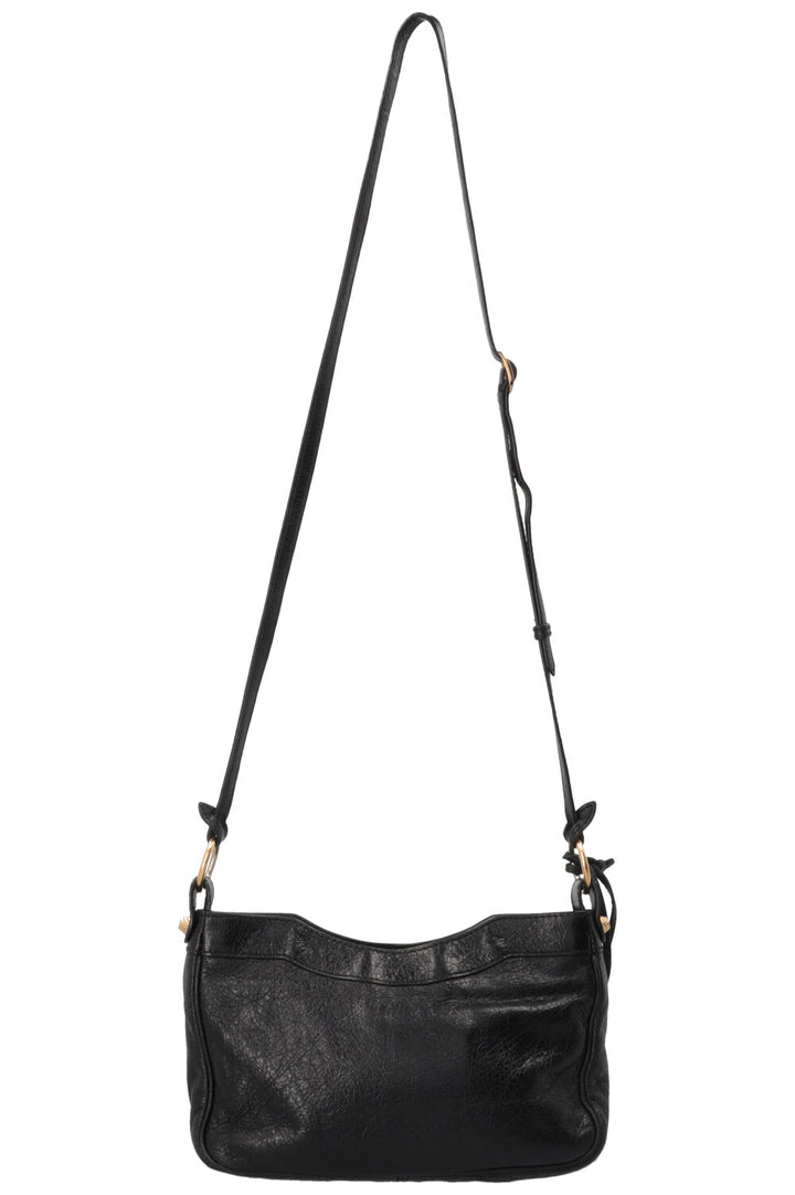 BALENCIAGA Giant 12 Hip Crossbody Bag Leather Black