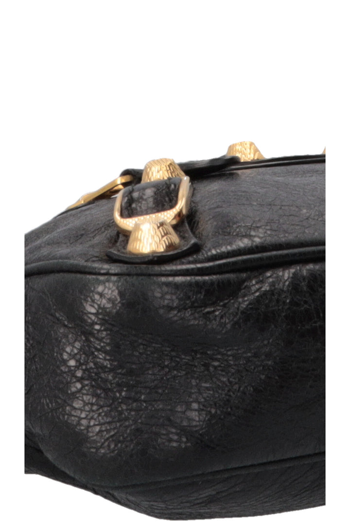 BALENCIAGA Giant 12 Hip Crossbody Bag Leather Black