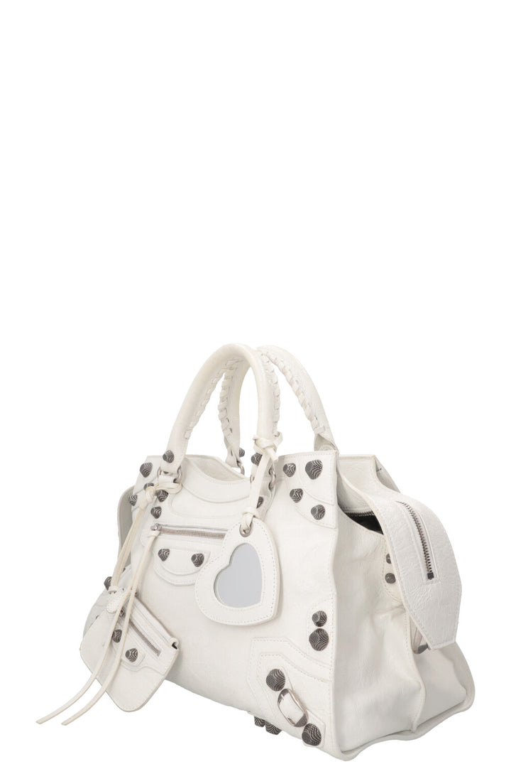 BALENCIAGA Le City Medium Bag Arena White
