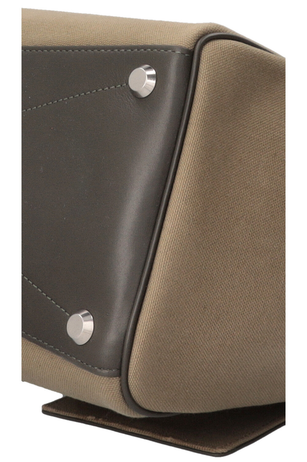 BALENCIAGA Medium Bel Air Carry All Bag Canvas Khaki
