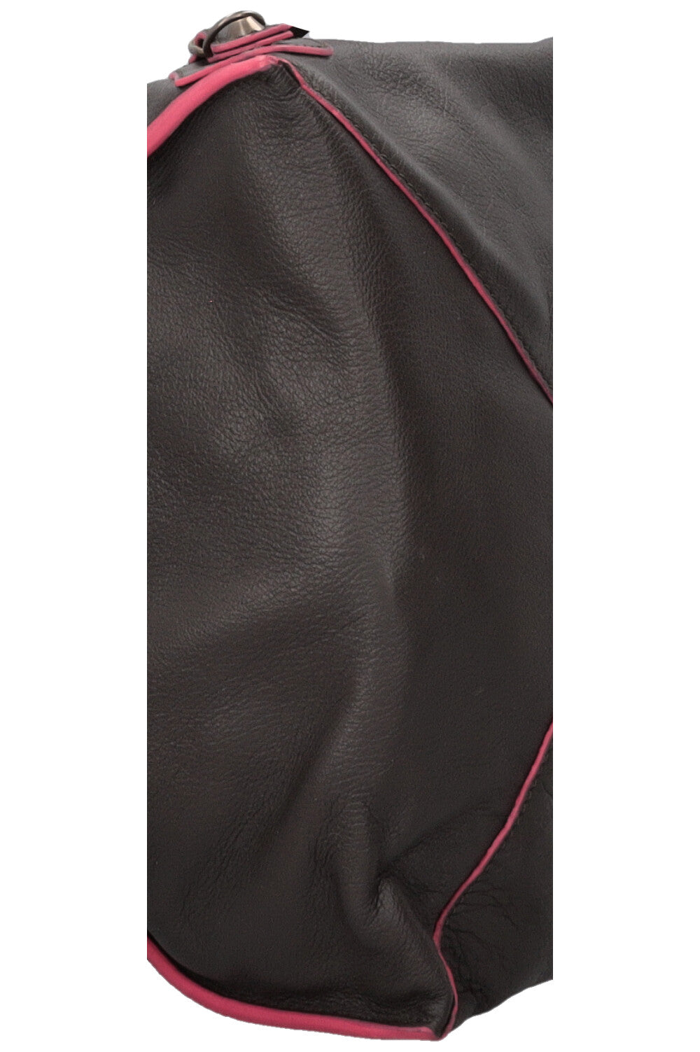 BALENCIAGA Papier Hobo Bag Leather Brown Pink