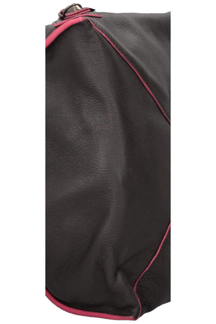 BALENCIAGA Papier Hobo Bag Leather Brown Pink