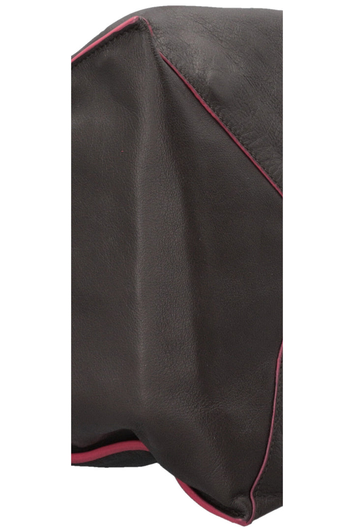 BALENCIAGA Papier Hobo Bag Leather Brown Pink