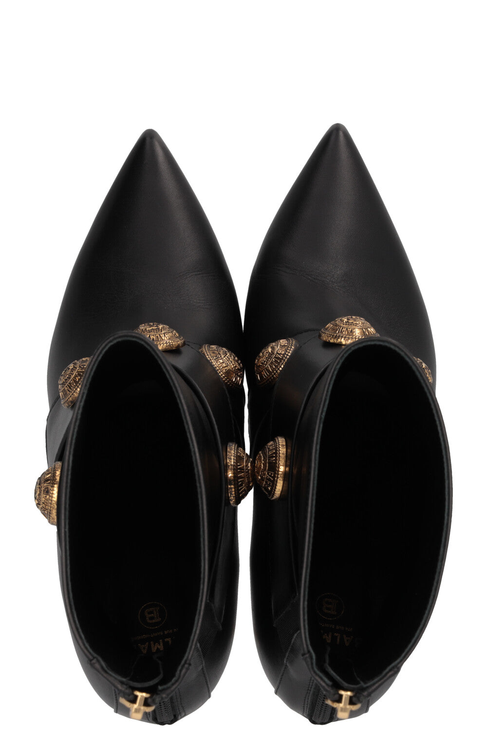 BALMAIN Ankle Boots Leather Black