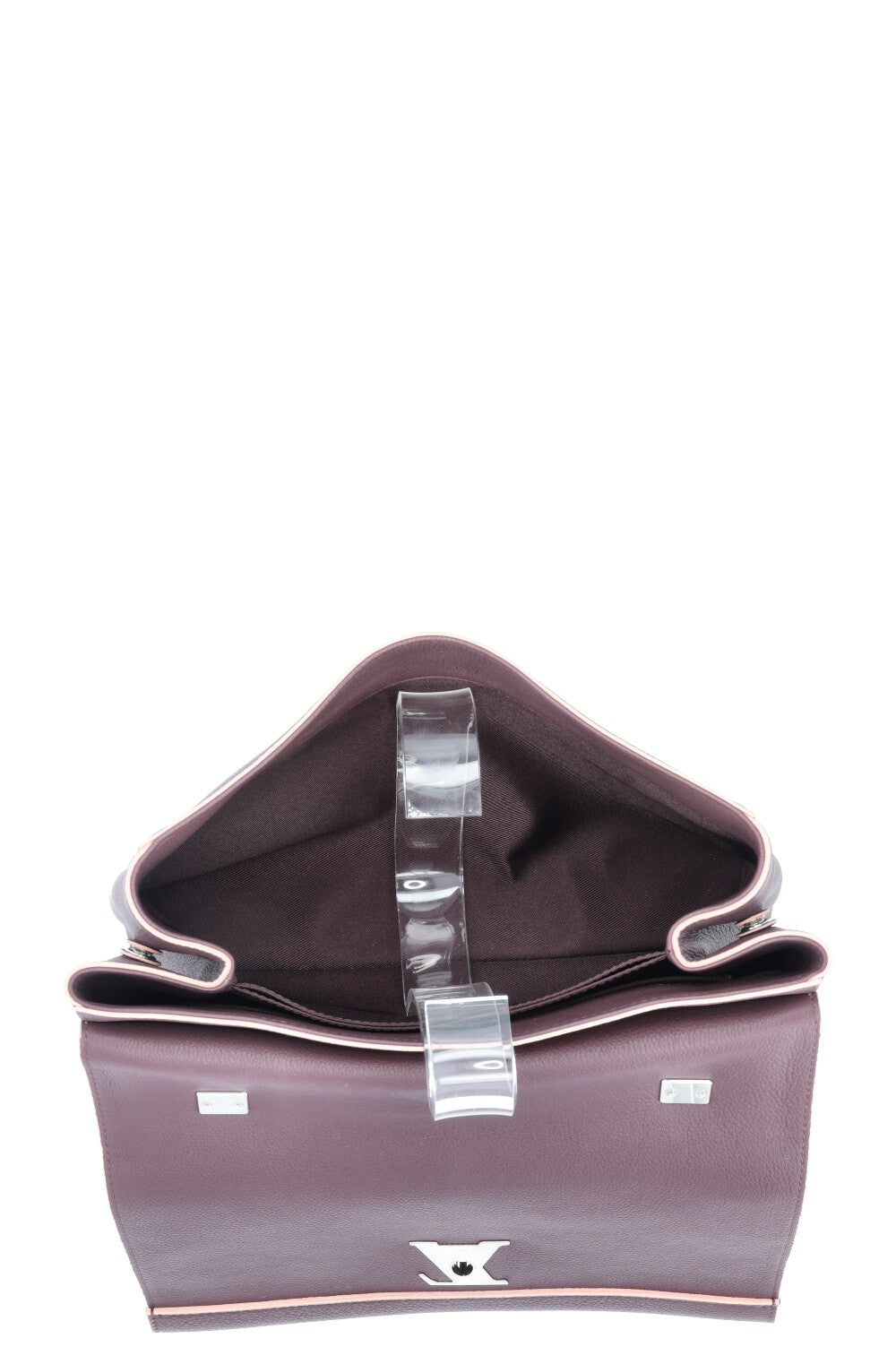 LOUIS VUITTON Lock Me II Handbag MM Prune