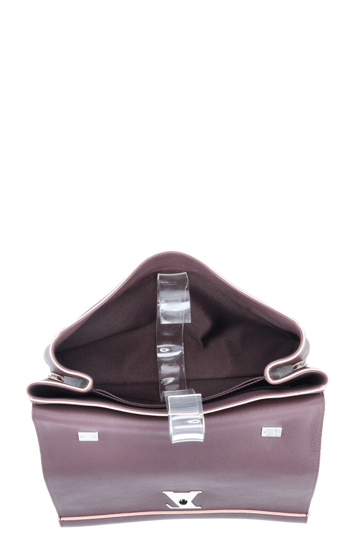 LOUIS VUITTON Lock Me II Handbag MM Prune