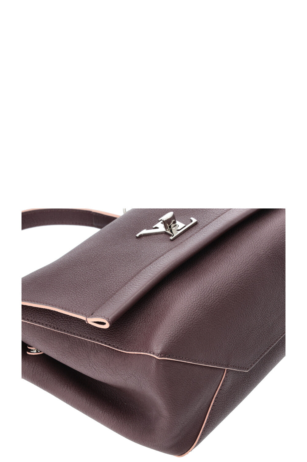 LOUIS VUITTON Lock Me II Handbag MM Prune