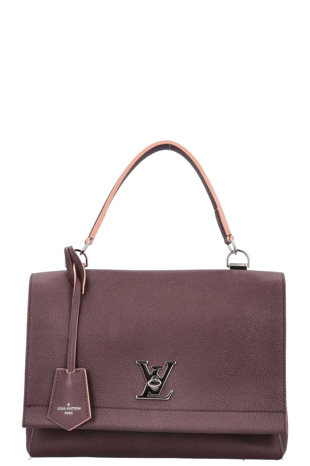LOUIS VUITTON Lock Me II Handbag MM Prune