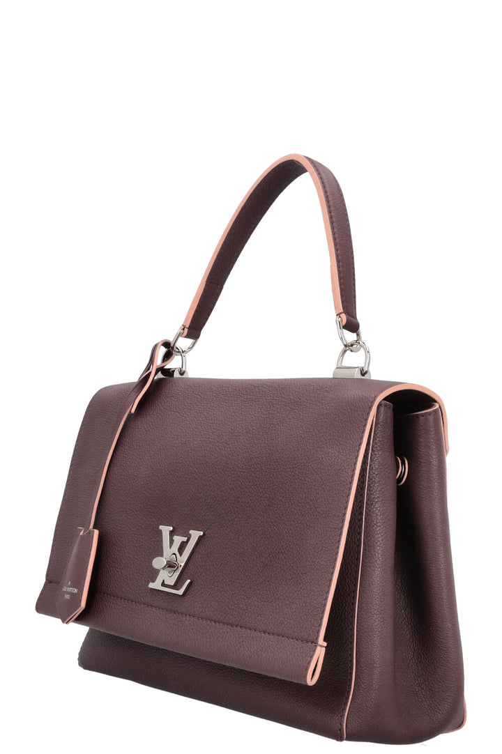 LOUIS VUITTON Lock Me II Handbag MM Prune