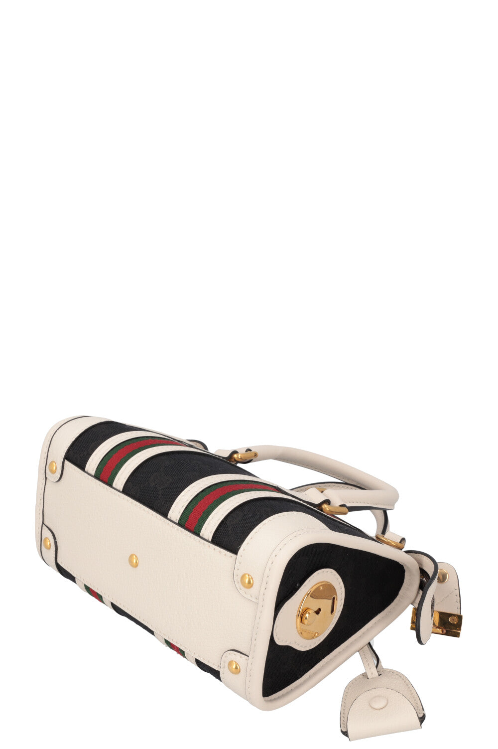 GUCCI Mini Double G Top Handle Bag Supreme Canvas