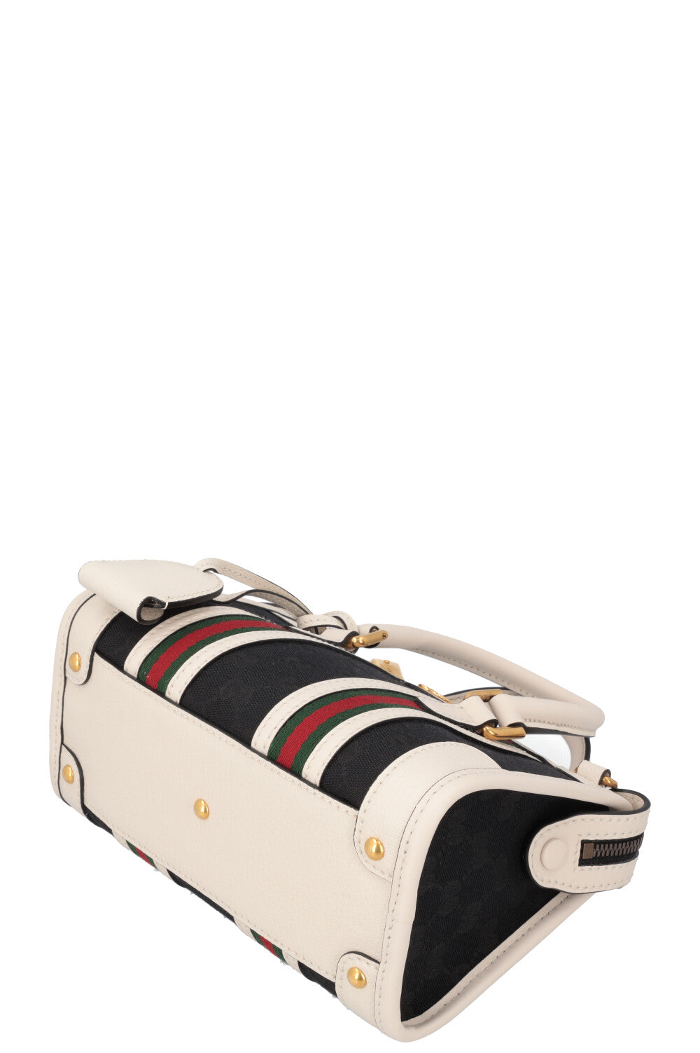 GUCCI Mini Double G Top Handle Bag Supreme Canvas