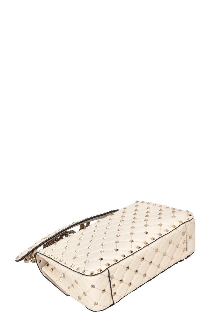 VALENTINO Rockstud Spike Crossbody Bag Ivory