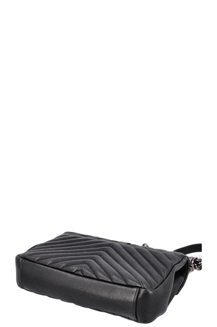 SAINT LAURENT Sac College Moyen Noir