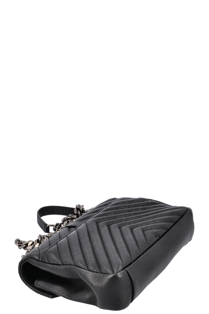SAINT LAURENT Sac College Moyen Noir