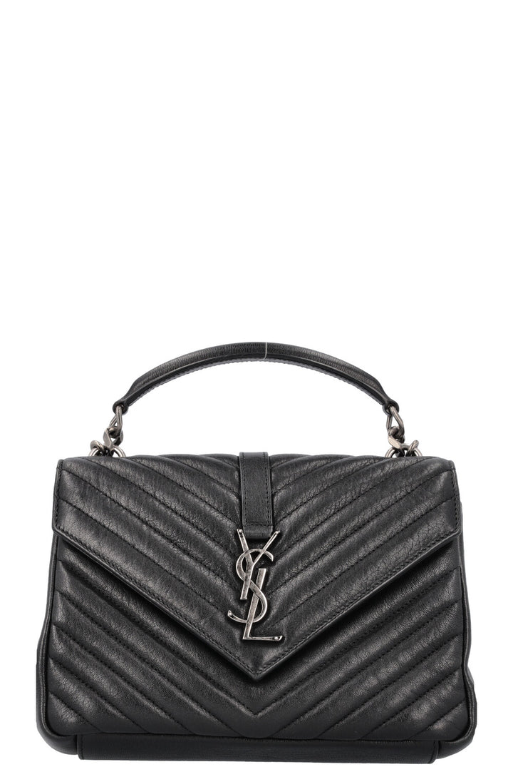 SAINT LAURENT Sac College Moyen Noir
