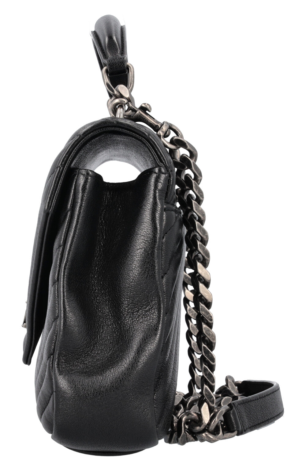 SAINT LAURENT Sac College Moyen Noir