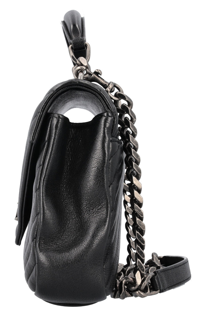 SAINT LAURENT Sac College Moyen Noir