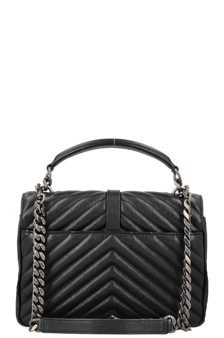 SAINT LAURENT Sac College Moyen Noir