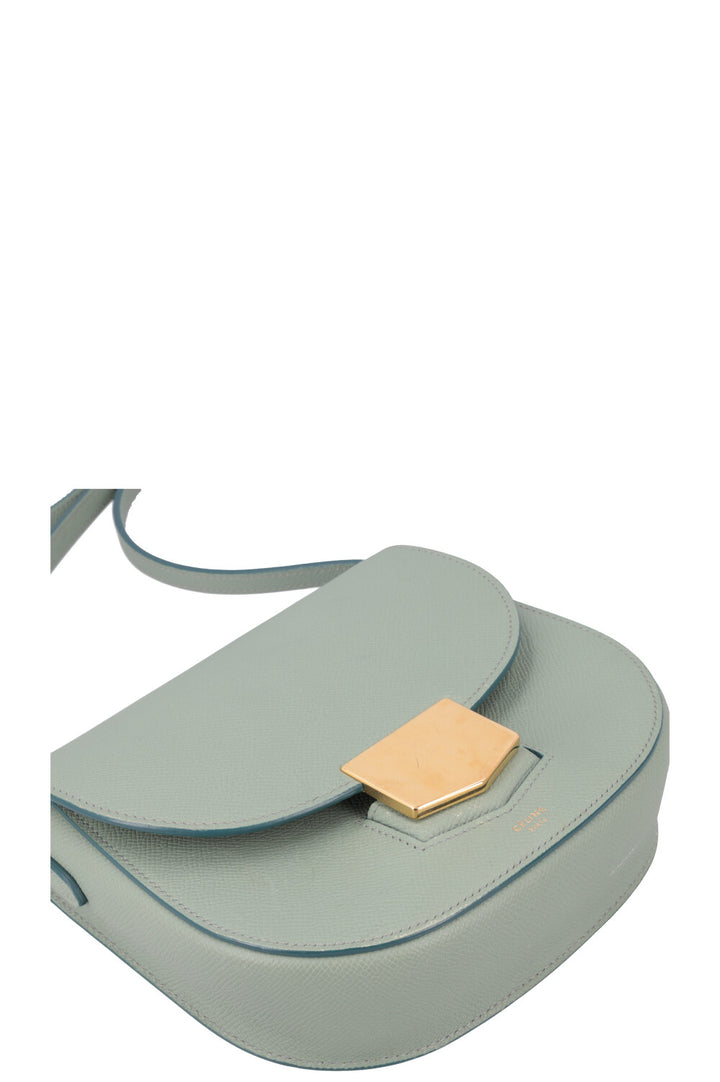 CÉLINE Trotteur Sac Bandoulière Petit Turquoise