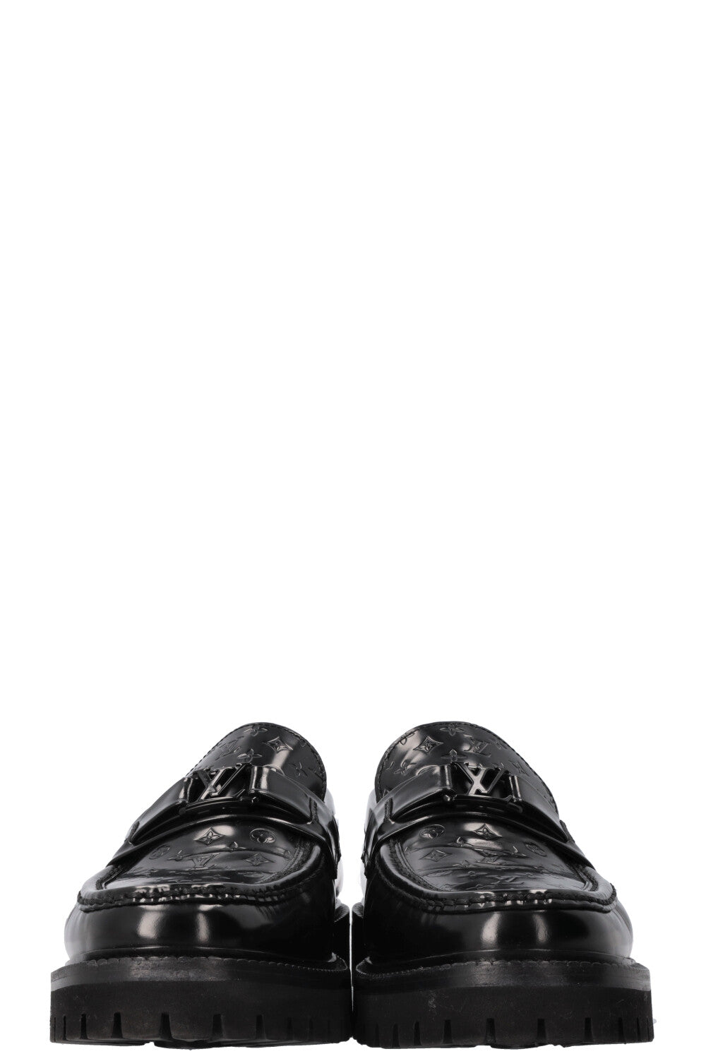 LOUIS VUITTON Major Loafer Leather Black