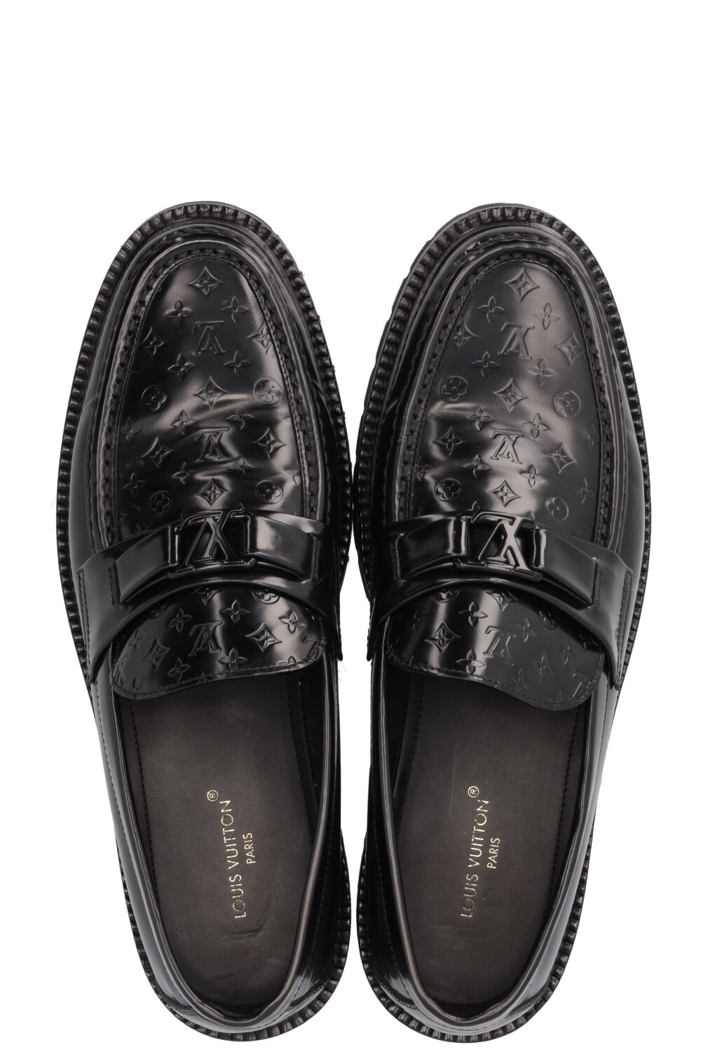 LOUIS VUITTON Major Loafer Leather Black