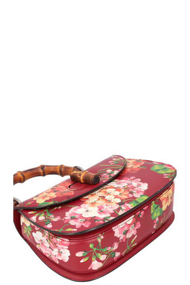 GUCCI Bamboo 1947 Top Handle Bag Floral 