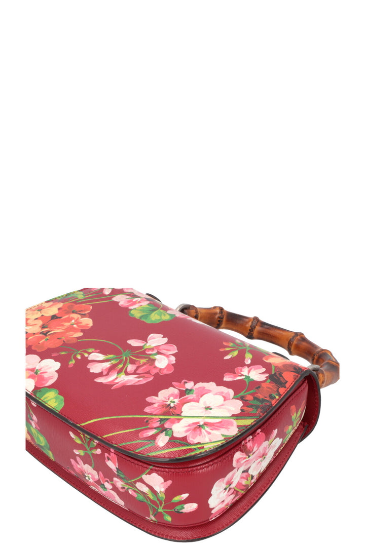 GUCCI Bamboo 1947 Top Handle Bag Floral 
